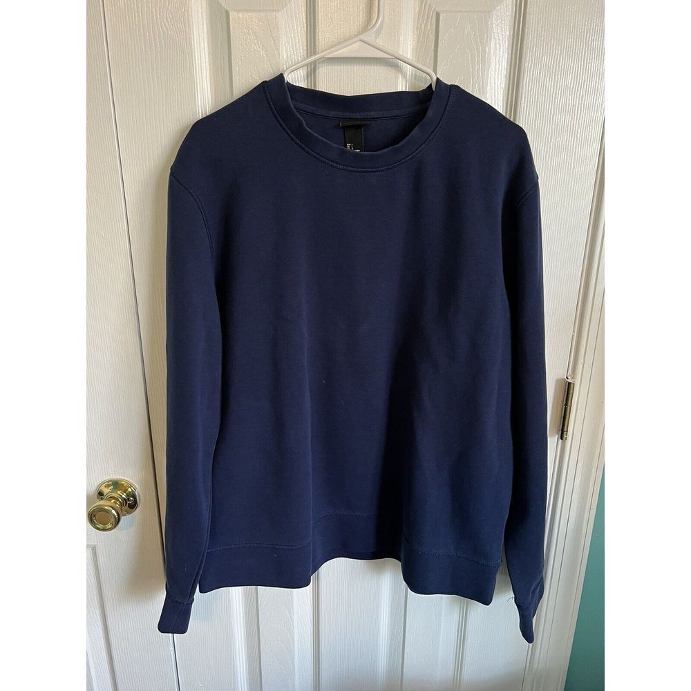 H&M Mens Polyester/Cotton Blend Long‎ Sleeve Crewneck